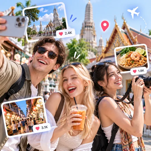 KOLLAB Global — ครีเอเตอร์ต่างชาติรีวิวประเทศไทย